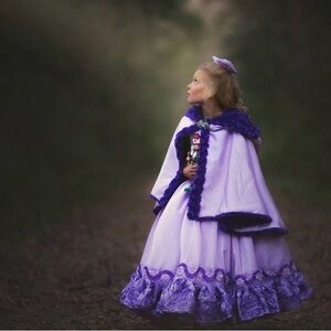 Enchanting Purple Princess Costume for Kids